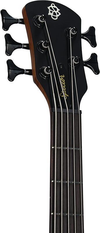 Spector NS Pulse II Electric Bass, 5-String (with Gig Bag), Black Cherry Matte, Headstock Left Front