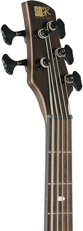 Ibanez Premium SR1605B Bass, 5-String (with Gig Bag), Caribbean Shoreline, Headstock Left Front