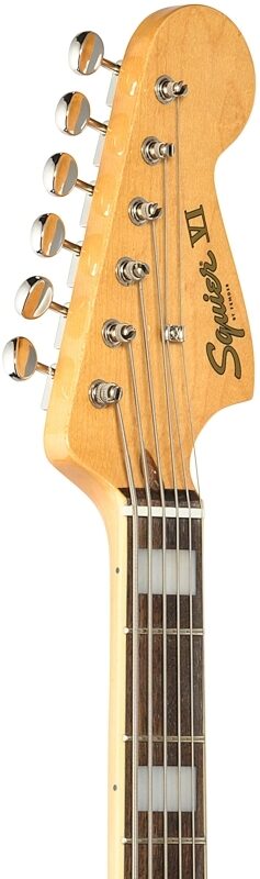 Squier Classic Vibe Bass VI, with Laurel Fingerboard, 3-Color Sunburst, Headstock Left Front