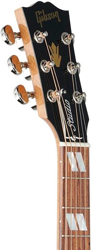Gibson Hummingbird Studio Rosewood Acoustic-Electric Guitar (with Case), Antique Natural, Headstock Left Front