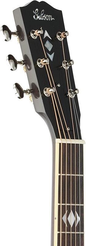 Gibson Historic 1936 Advanced Jumbo Acoustic Guitar (with Case), Vintage Sunburst, Headstock Left Front