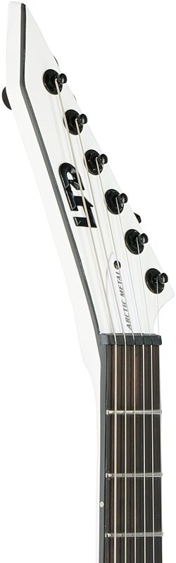 ESP LTD M-HT Arctic Metal Electric Guitar, New, Headstock Left Front