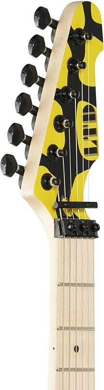 ESP LTD GL200 George Lynch Signature Series Electric Guitar, Yellow Tiger, Headstock Left Front