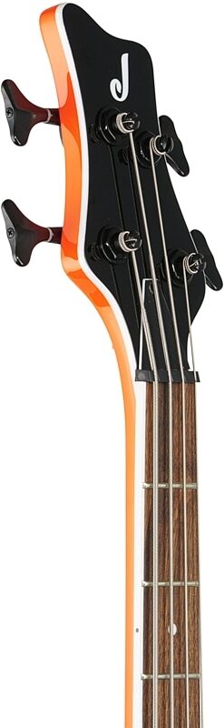 Jackson X Spectra Bass SBX IV Bass Guitar, Neon Orange, Headstock Left Front