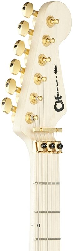 Charvel Pro-Mod DK24 HH FR M Electric Guitar, Quilt-Top Dark Amber, USED, Blemished, Headstock Left Front
