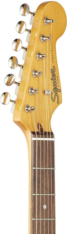 Squier Classic Vibe '60s Stratocaster Electric Guitar, with Laurel Fingerboard, 3-Color Sunburst, Headstock Left Front