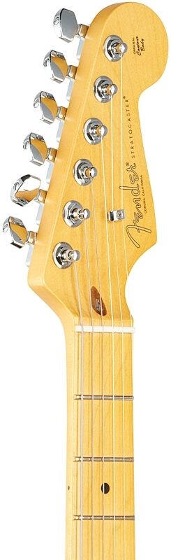 Fender American Pro II HSS Stratocaster Electric Guitar, Maple Fingerboard (with Case), 3-Color Sunburst, Headstock Left Front