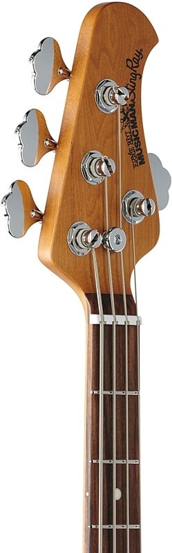 Ernie Ball Music Man StingRay Special HH Electric Bass (with Case), Burnt Ends, Headstock Left Front
