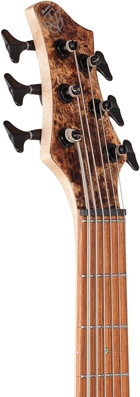 Ibanez BTB846V Electric Bass Guitar, Antique Brown Stain Lo Gloss, Headstock Left Front