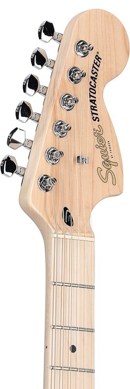 Squier Affinity Stratocaster FMT HSS Electric Guitar, Maple Fingerboard, Blackburst, Headstock Left Front