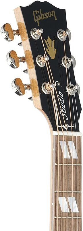 Gibson Hummingbird Studio Walnut Acoustic-Electric Guitar (with Case), Antique Natural, Headstock Left Front