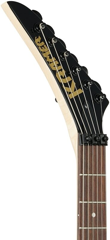 Kramer Snake Sabo Baretta Electric Guitar (with Gig Bag), Snake Green, Custom Graphics, Blemished, Headstock Left Front