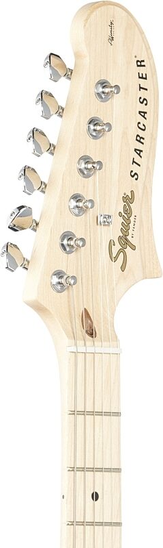 Squier Affinity Starcaster Electric Guitar, Maple Fingerboard, 3-Color Sunburst, Headstock Left Front