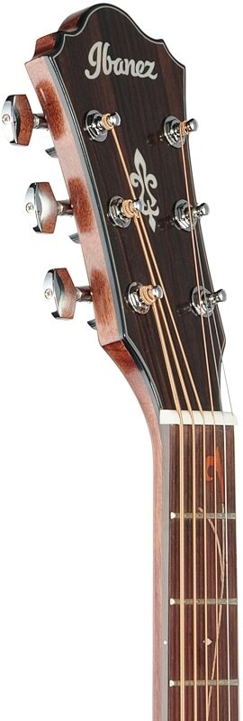 Ibanez AE275BT Acoustic-Electric Baritone Guitar, Natural Low Gloss, Headstock Left Front