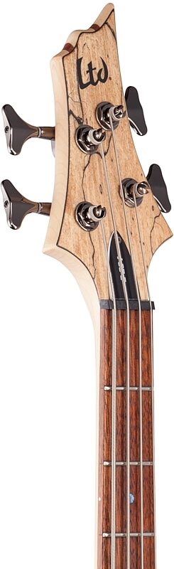 ESP LTD B204SM Electric Bass, Natural Satin, Headstock Left Front