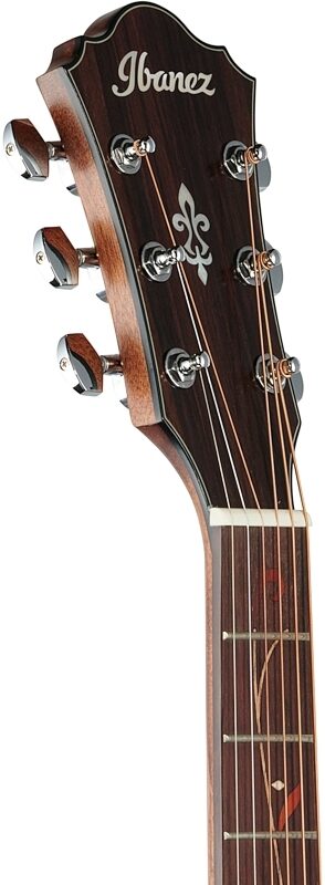 Ibanez AE295L Acoustic-Electric Guitar, Left-Handed, Natural Low Gloss, Headstock Left Front