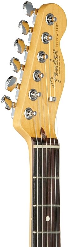 Fender American Pro II Telecaster Electric Guitar, Rosewood Fingerboard (with Case), 3-Color Sunburst, Headstock Left Front