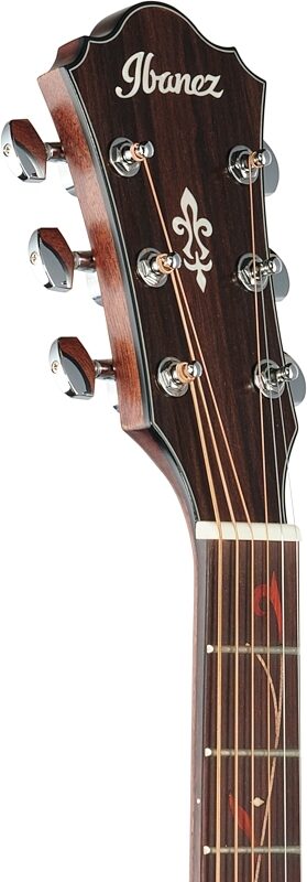 Ibanez AE275 Acoustic-Electric Guitar, Natural Low Gloss, Headstock Left Front
