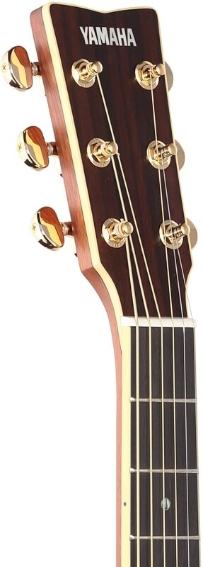 Yamaha LS-TA TransAcoustic Acoustic-Electric Guitar (with Gig Bag), Brown Sunburst, Headstock Left Front