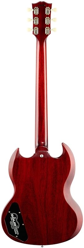 Gibson Custom 60th Anniversary Les Paul SG Standard VOS Electric Guitar (with Case), Cherry Red, Serial Number 104491, Full Straight Back
