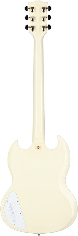 Gibson Custom 60th Anniversary 1961 Les Paul SG Custom VOS Electric Guitar (with Case), Classic White, Serial Number 107441, Full Straight Back