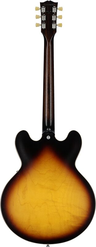 Gibson ES-335 Dot Satin Electric Guitar (with Case), Vintage Burst, Serial Number 211120367, Full Straight Back