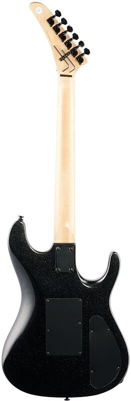 Kramer Nightswan Electric Guitar, Left-Handed, Jet Black Metallic, Full Straight Back
