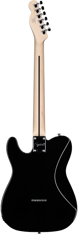 Squier Affinity Telecaster Deluxe Electric Guitar, with Maple Fingerboard, Black, Full Straight Back