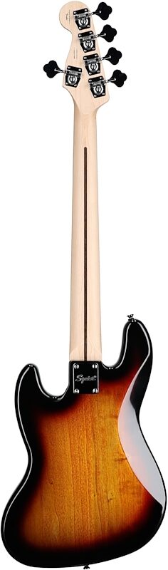 Squier Affinity Jazz V Electric Bass, Laurel Fingerboard (5-String), 3-Color Sunburst, Full Straight Back