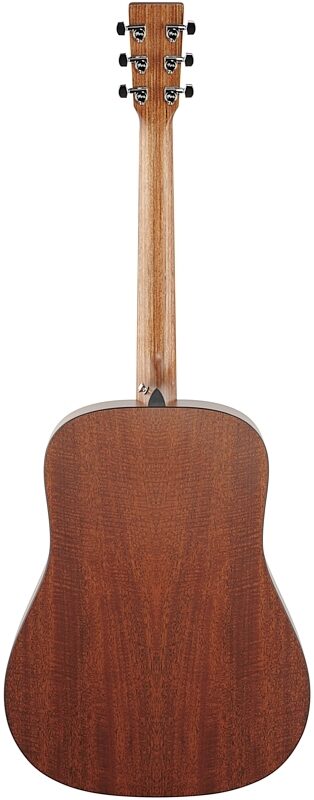 Martin D-X1E Mahogany Acoustic-Electric Guitar (with Gig Bag), New, Full Straight Back