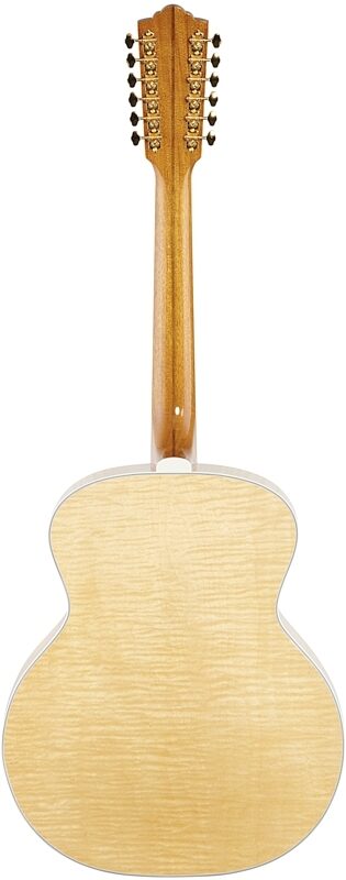 Guild F-512E Jumbo Maple Acoustic-Electric Guitar, 12-String (with Case), New, Full Straight Back
