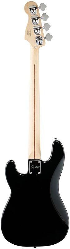 Squier Affinity Precision PJ Electric Bass, Maple Fingerboard, Black, Full Straight Back