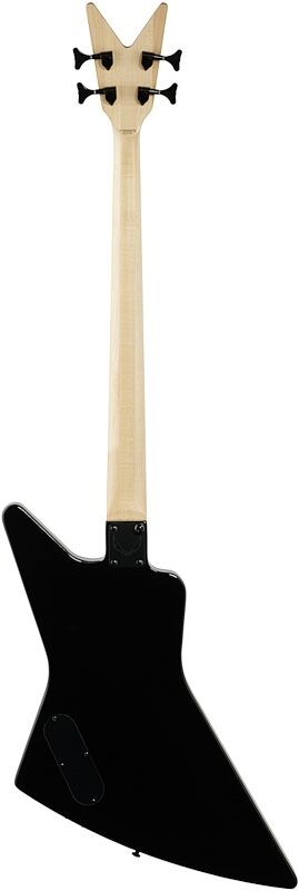 Dean Z Metalman Electric Bass, Black, Full Straight Back