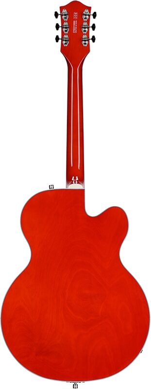 Gretsch G5420LH Electromatic Hollowbody Electric Guitar, Left-Handed, Orange Stain, Full Straight Back