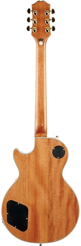 Epiphone Les Paul Custom Koa Electric Guitar, Natural, Full Straight Back