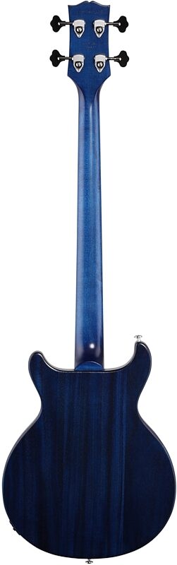Gibson Les Paul Junior Tribute DC Electric Bass (with Gig Bag), Blue Stain, Full Straight Back
