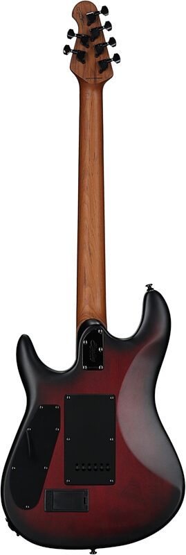 Sterling by Music Man Jason Richardson 6 Cutlass Electric Guitar (with Gig Bag), Dark Scarlet Burst, Full Straight Back