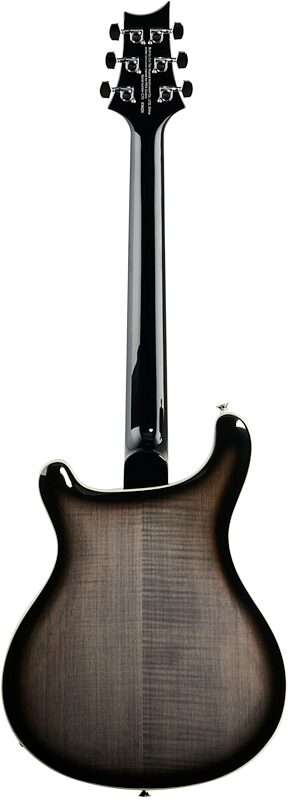 PRS Paul Reed Smith SE Hollowbody II Electric Guitar (with Case), Charcoal Burst, Full Straight Back