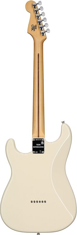 Fender Nile Rodgers Hitmaker Stratocaster Electric Guitar, with Maple Fingerboard (with Case), Olympic White, Full Straight Back