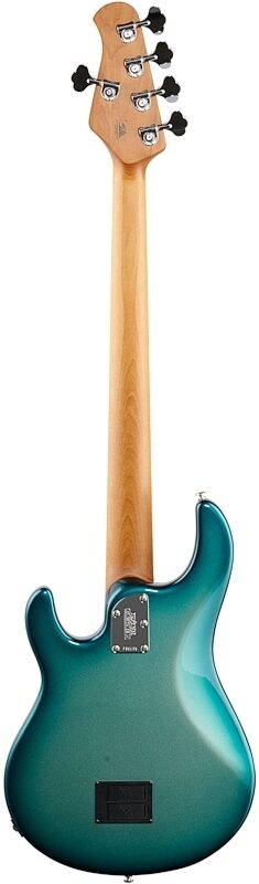 Ernie Ball Music Man StingRay 5 Special HH Electric Bass (with Case), Frost Green, Full Straight Back