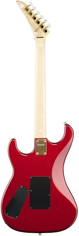 Kramer Jersey Star Electric Guitar, with Gold Floyd Rose, Candy Apple Red, Blemished, Full Straight Back