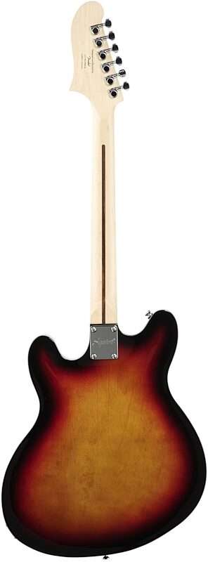 Squier Affinity Starcaster Electric Guitar, Maple Fingerboard, 3-Color Sunburst, Full Straight Back