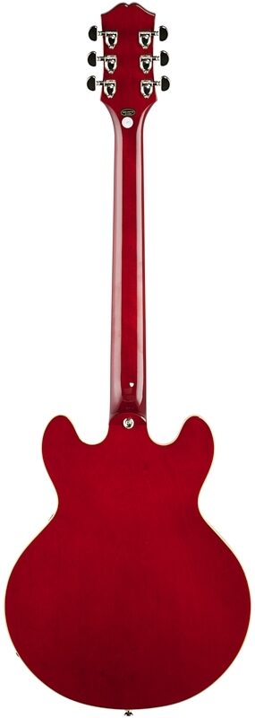 Epiphone ES-339 Semi-Hollowbody Electric Guitar, Cherry, Full Straight Back