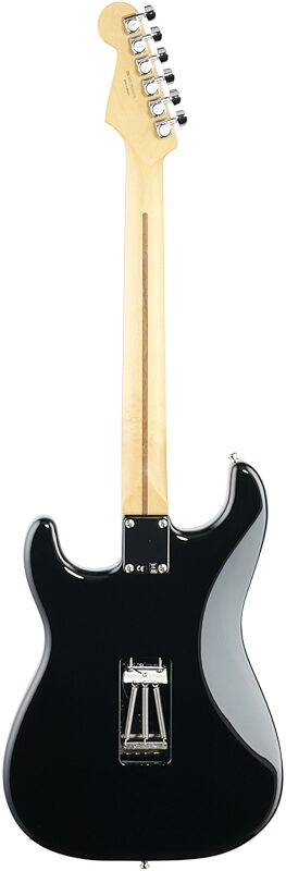 Fender Tom Morello Stratocaster Electric Guitar, Rosewood Fingerboard (with Case), Black, Full Straight Back