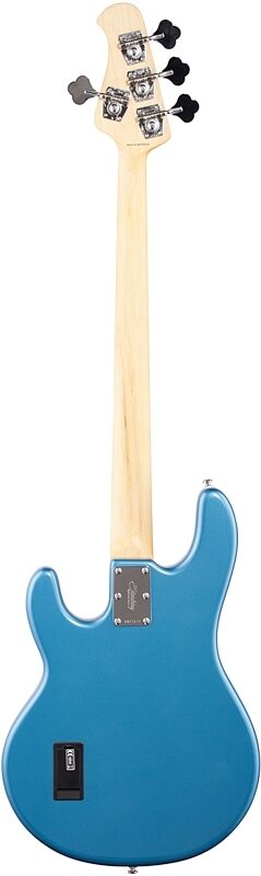 Sterling by Music Man StingRay Ray24 Electric Bass, Toluca Lake Blue, Full Straight Back