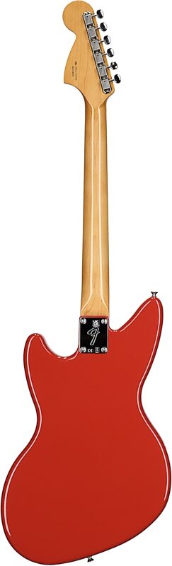 Fender Kurt Cobain Jag-Stang Electric Guitar (with Gig Bag), Fiesta Red, Full Straight Back