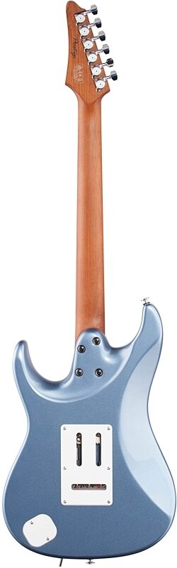 Ibanez AZ2204 Prestige Electric Guitar (with Case), Ice Blue Metallic, Blemished, Full Straight Back