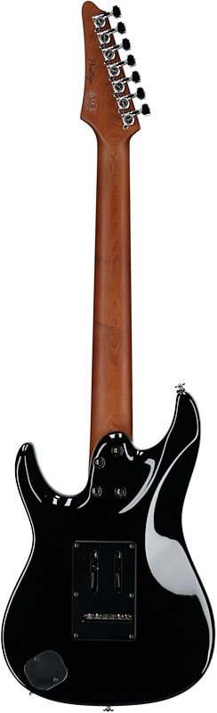 Ibanez Prestige AZ24047 7-String Electric Guitar (with Case), Black, Full Straight Back