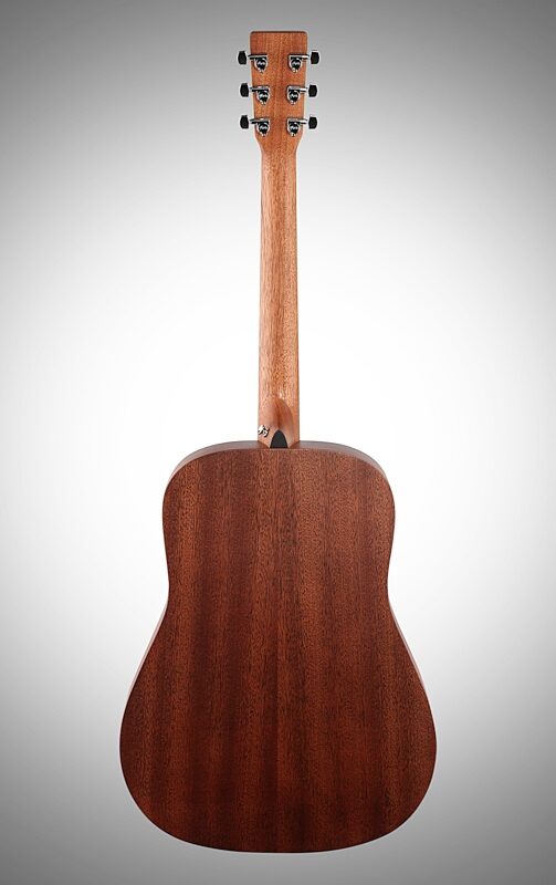 Martin D-10E Road Series Acoustic-Electric Guitar (with Soft Case), Natural, Sapele Top, Full Straight Back