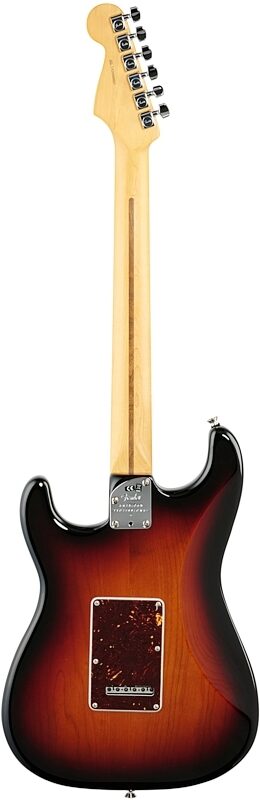 Fender American Pro II HSS Stratocaster Electric Guitar, Rosewood Fingerboard (with Case), 3-Color Sunburst, Full Straight Back